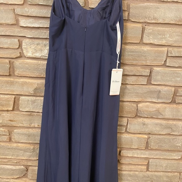 JJ’sHouse A-line Cowl Floor-Length Chiffon Bridesmaid Dress Size 8 - Picture 10 of 12